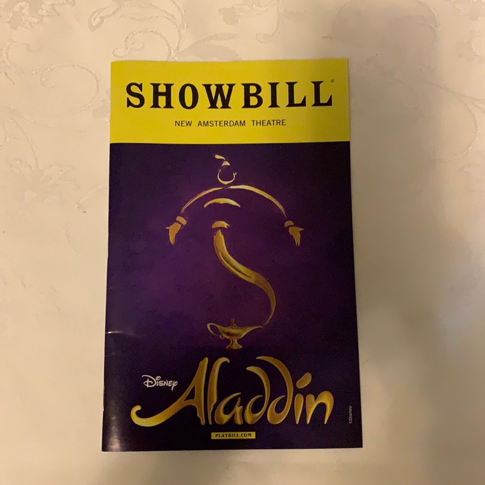 Aladdin Playbill